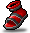 Red Ninja Sandals